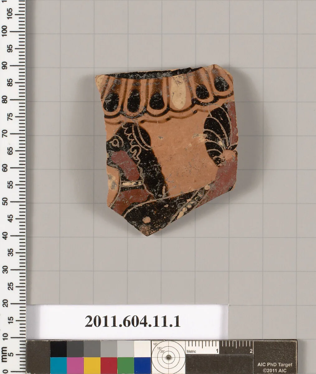 Terracotta fragment of a neck-amphora (jar)? — Unknown