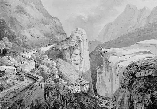 Mount Simplon (from Hosack Album)