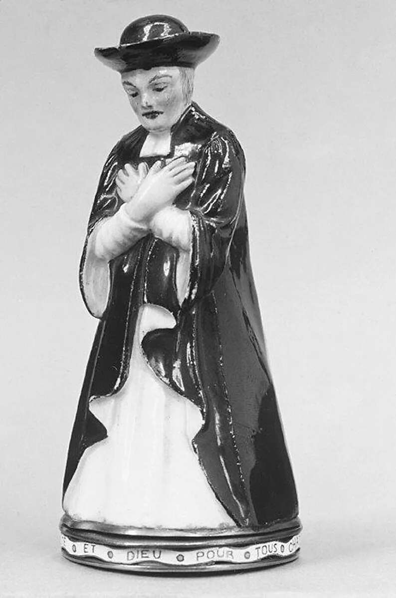 Scent bottle in the form of a monk — Meissen Manufactory
