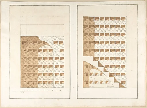 Two Sections of a Columbarium