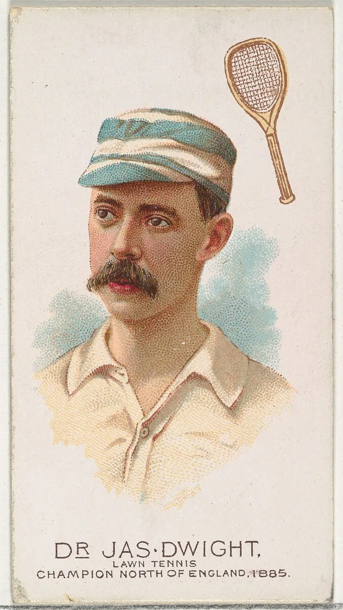 Dr. James Dwight, Lawn Tennis Champion North of England 1885, from World's Champions, Series 2 (N29) for Allen & Ginter Cigarettes — Lindner, Eddy & Claus|Allen & Ginter