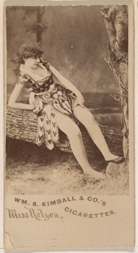 Miss Relyea, from the Actresses series (N203) issued by Wm. S. Kimball & Co. — William S. Kimball & Company