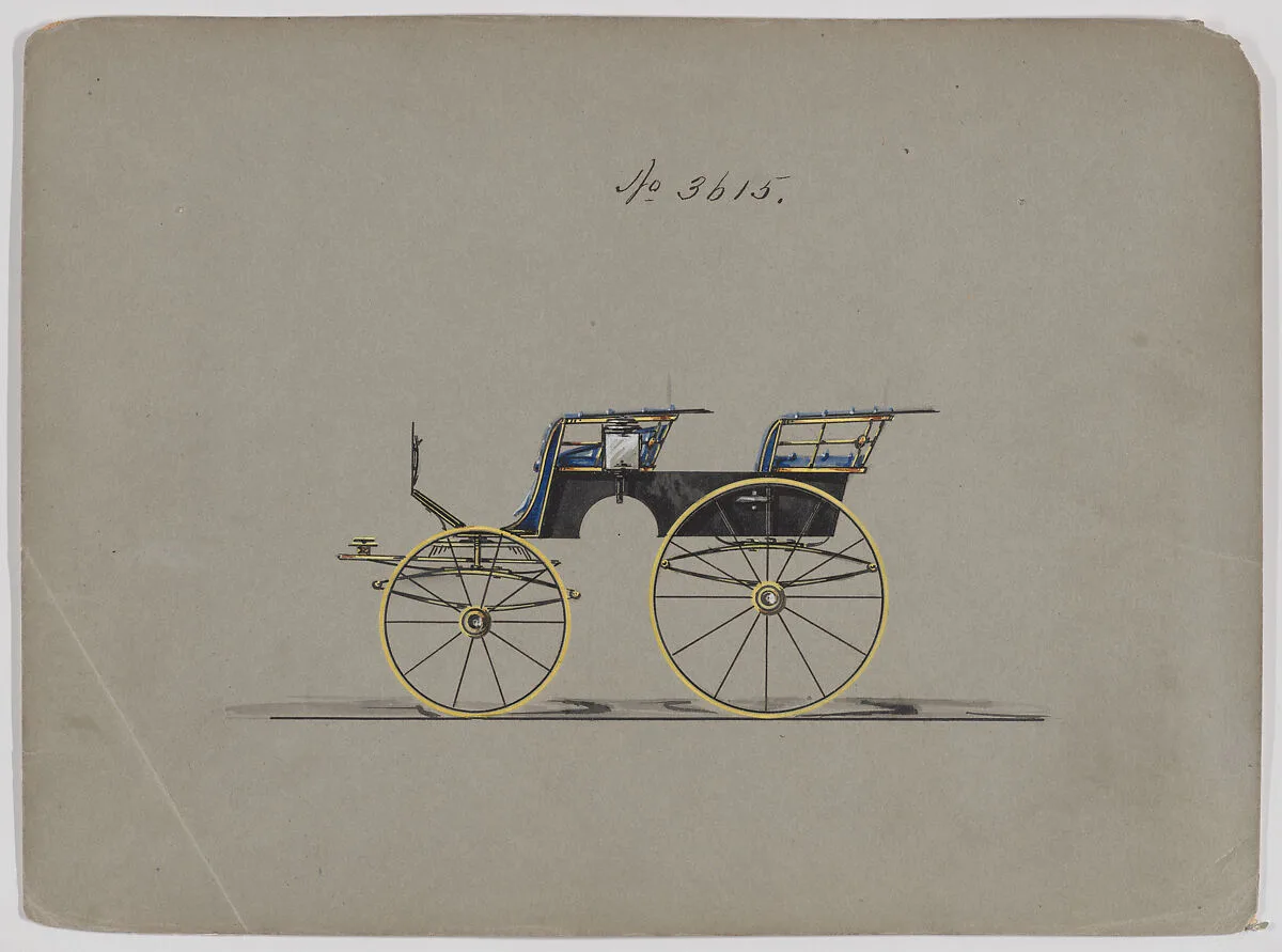 Design for T-Cart, no. 3615 — Brewster & Co.|Herman Stahmer