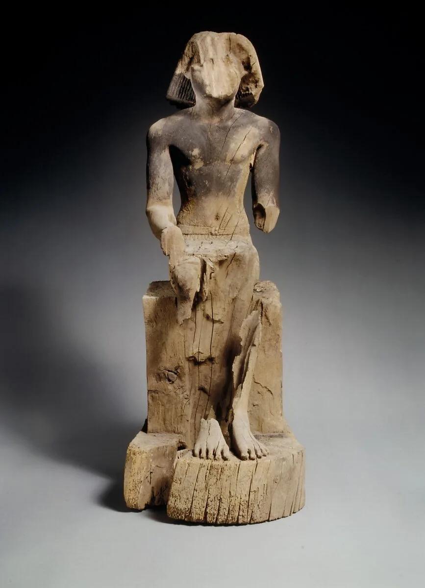 Sitting Statue of Kaemsenu (?) — Unknown