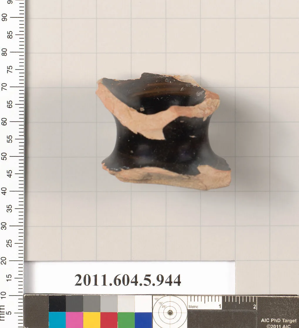 Terracotta fragment of a kylix (drinking cup) — Unknown