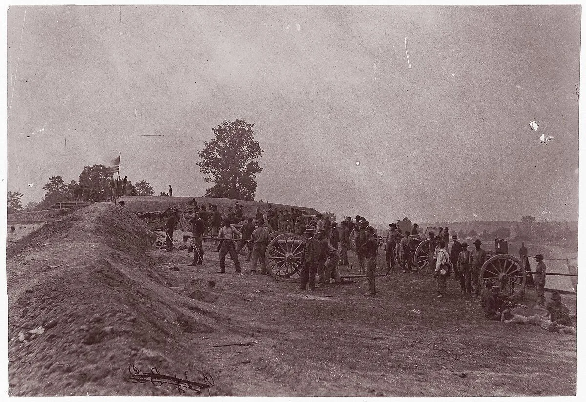 Outer Confederate Line, Petersburg, Captured June 15, 1864 — Timothy H. O'Sullivan|Mathew B. Brady