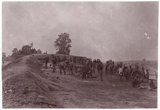 Outer Confederate Line, Petersburg, Captured June 15, 1864