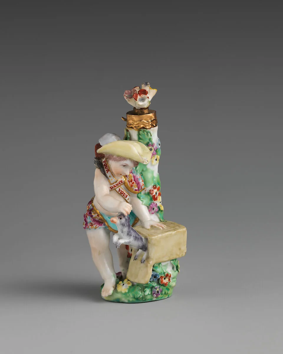 Cupid with dog — Chelsea Porcelain Manufactory