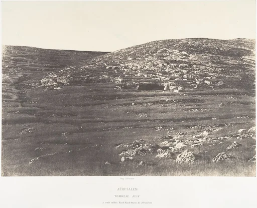 Jérusalem, Tombeau Juif, à trois milles Nord-Nord-Ouest de Jérusalem