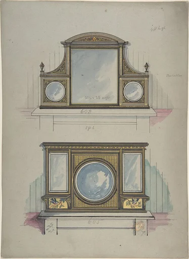 Design for Two Mirrors over Mantels