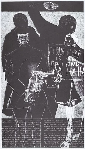 ["The Cop is our friend ha ha ha"]