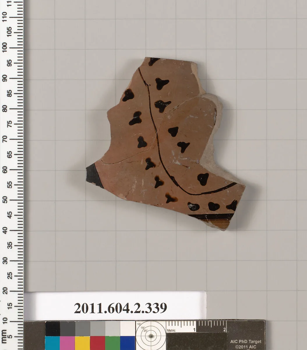Terracotta fragment of a column-krater (bowl for mixing wine and water) — Unknown