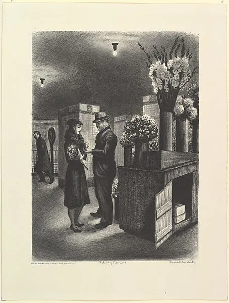 Subway Florist — Harold Anchel|WPA