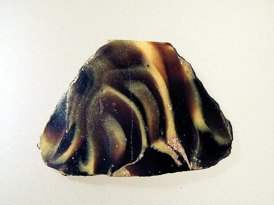 Glass mosaic bowl fragment — Unknown