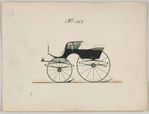 Design for 4 seat Phaeton, no top, no. 1047