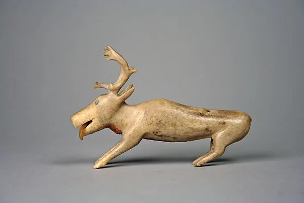 Antler Horn Caribou Figure — Unknown