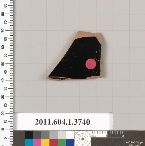 Terracotta fragment of a kylix (drinking cup)