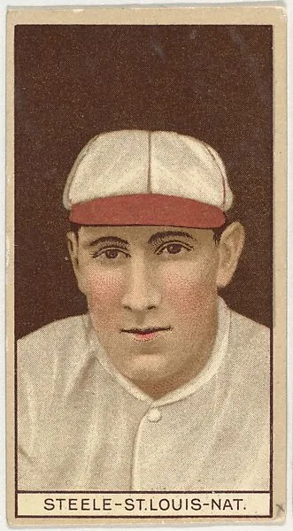 William Steele, St. Louis, National League, from the Brown Background series (T207) for the American Tobacco Company — American Tobacco Company