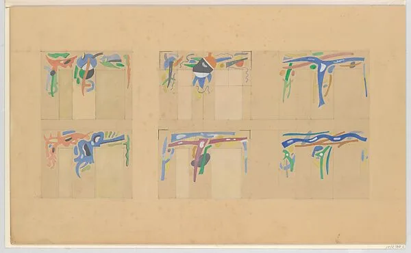 Six Designs for Abstract Wall Decorations — Fernand Léger