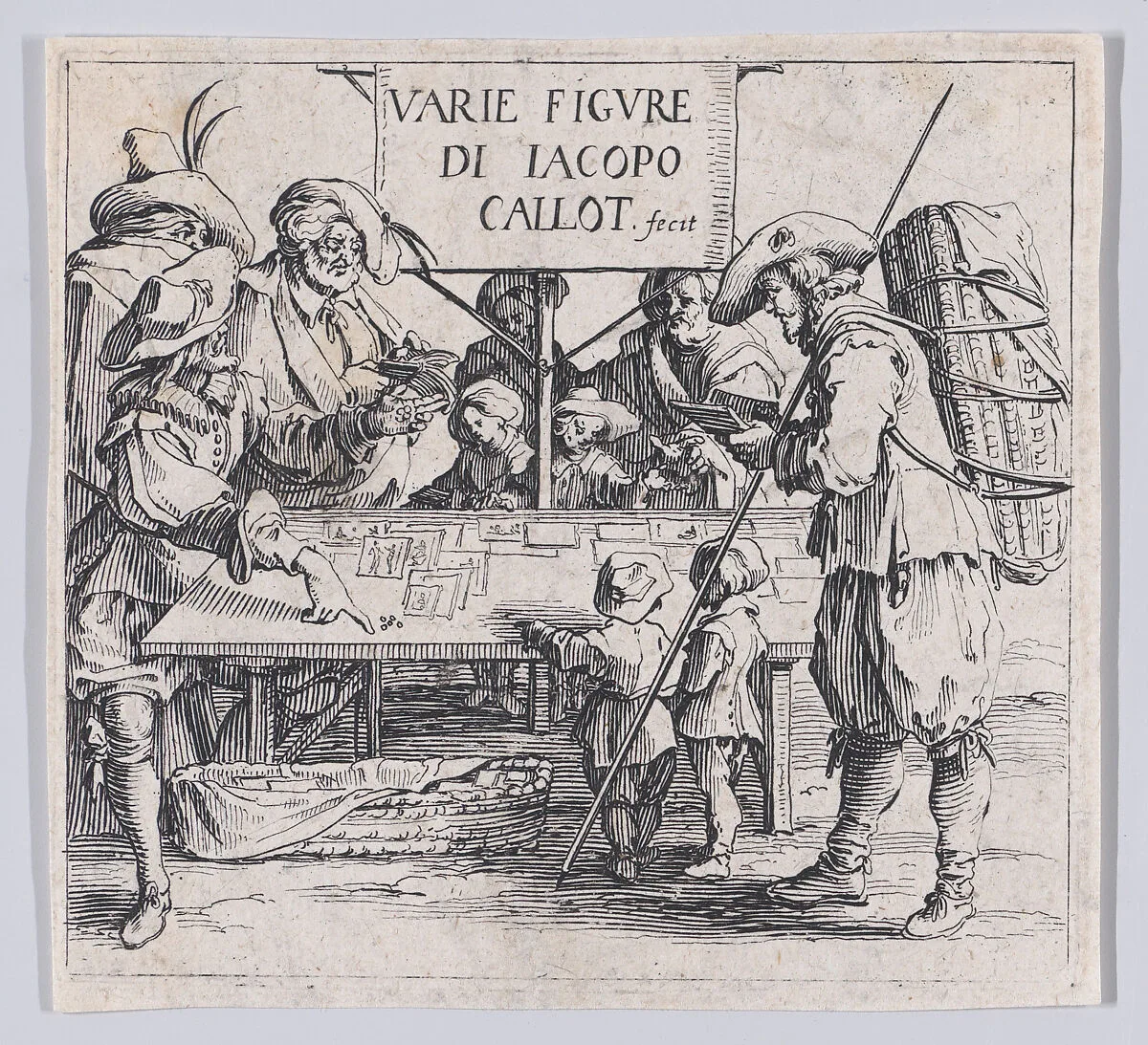 Frontispiece, from "Varie Figure" (Various Figures) — Jacques Callot