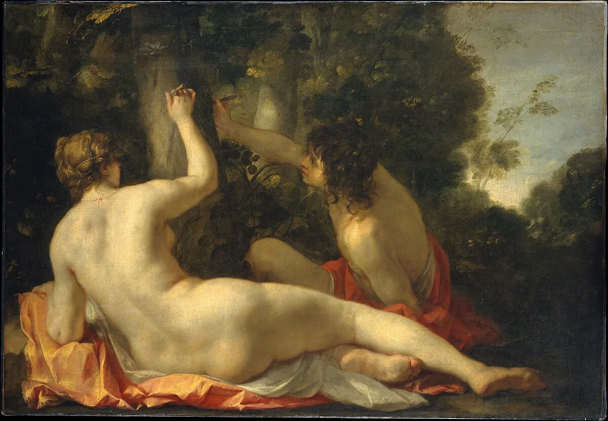 Angelica and Medoro — Jacques Blanchard