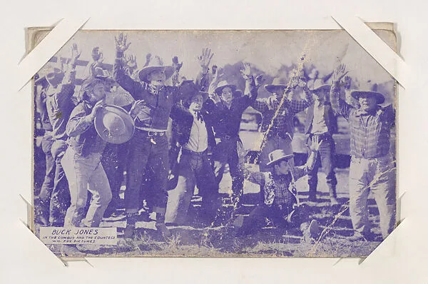 Buck Jones in "The Cowboy and the Countess" from Western Stars or Scenes Exhibit Cards series (W412) — Unknown
