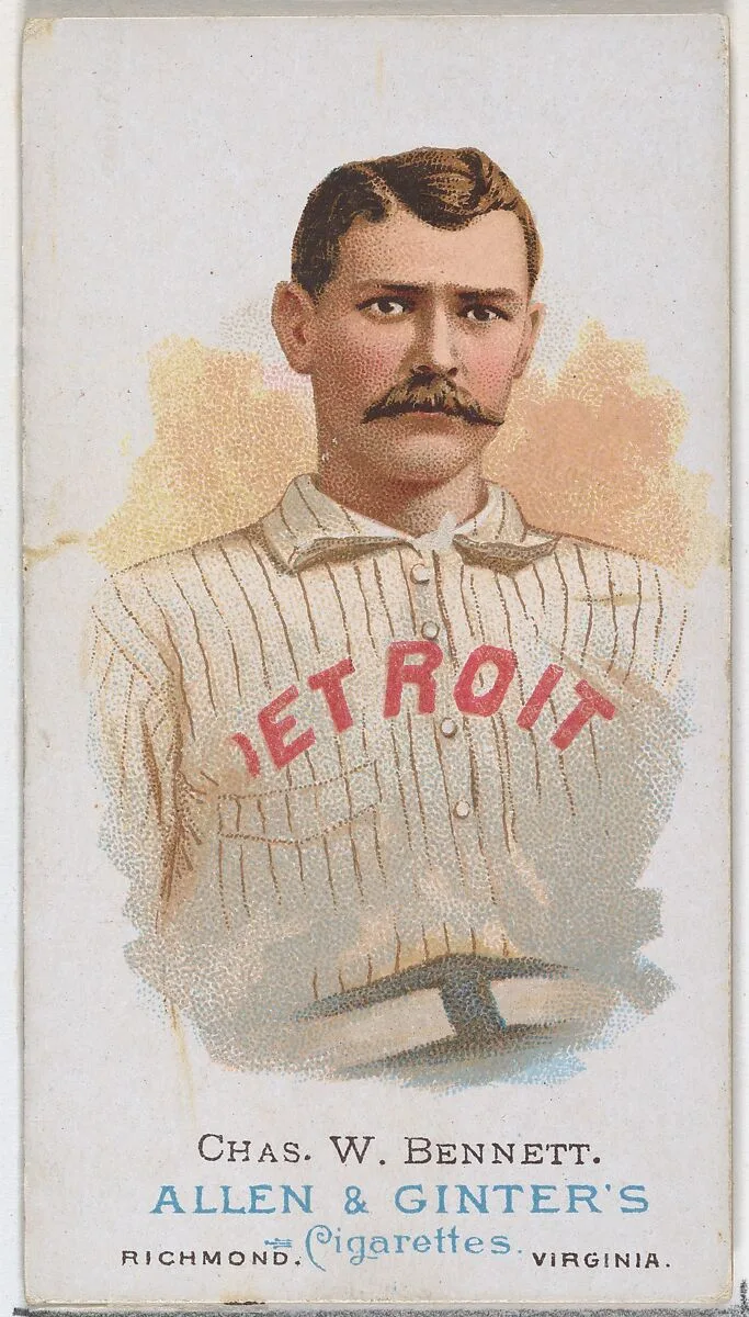 Charles W. Bennett, Baseball Player, from World's Champions, Series 1 (N28) for Allen & Ginter Cigarettes — Lindner, Eddy & Claus|Allen & Ginter