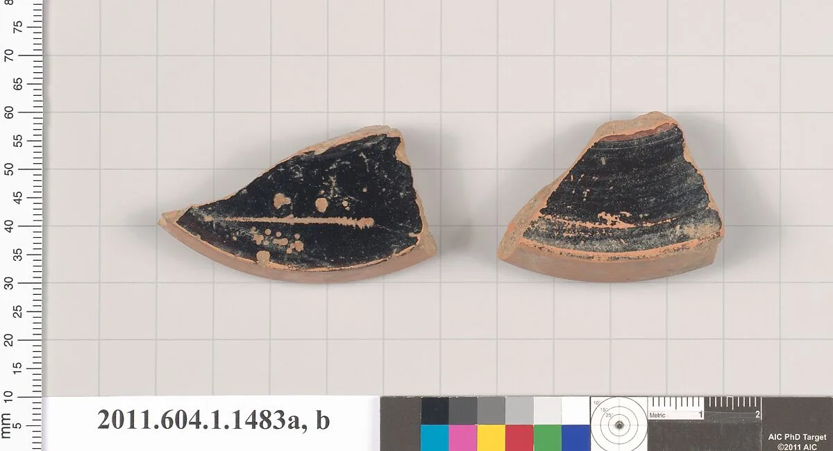 Terracotta fragments of kylikes (drinking cups) — Unknown