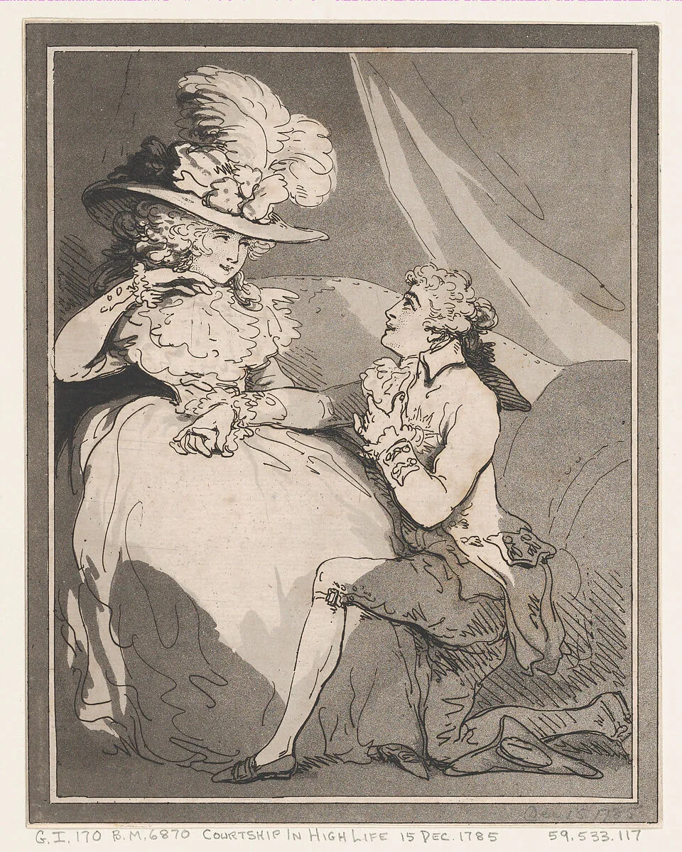 Courtship in High Life — Thomas Rowlandson|Georgiana, Duchess of Devonshire|George, Prince of Wales