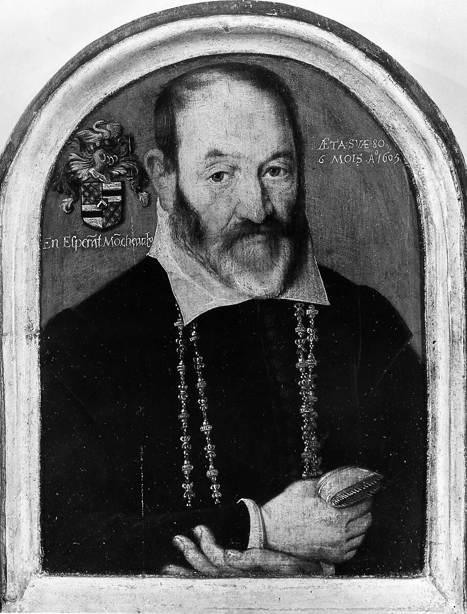 Portrait of a Man of the Moncheaux Family — Northern French Painter