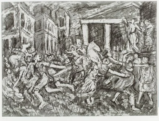 The Rape of the Sabines (#2), from ¦The Poussin Project: A Series of Prints after Nicolas Poussin¦