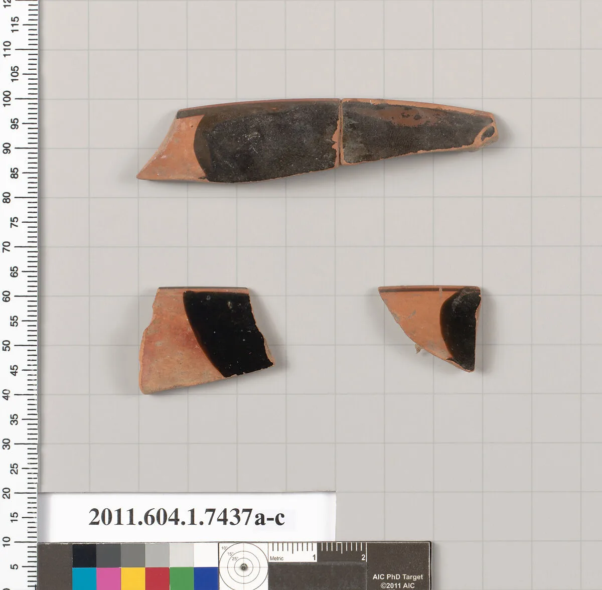 Terracotta rim fragments of kylikes (drinking cups) — Unknown