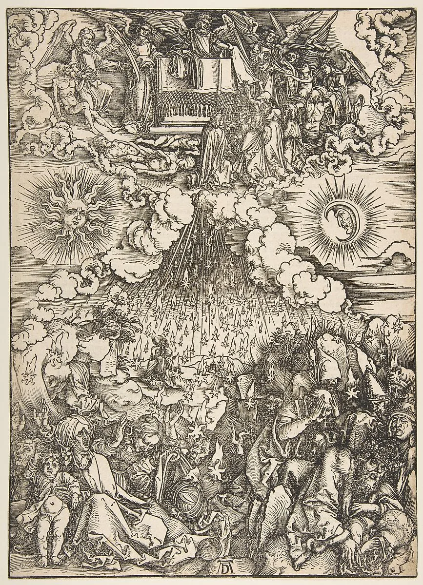 The Opening of the Fifth and Sixth Seals, from "The Apocalypse", Latin Edition — Albrecht Dürer