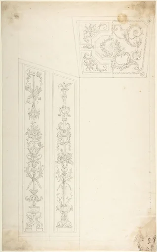 Design for a Wall and a Ceiling Decoration