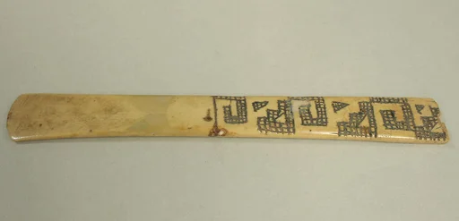 Incised Bone Spatula