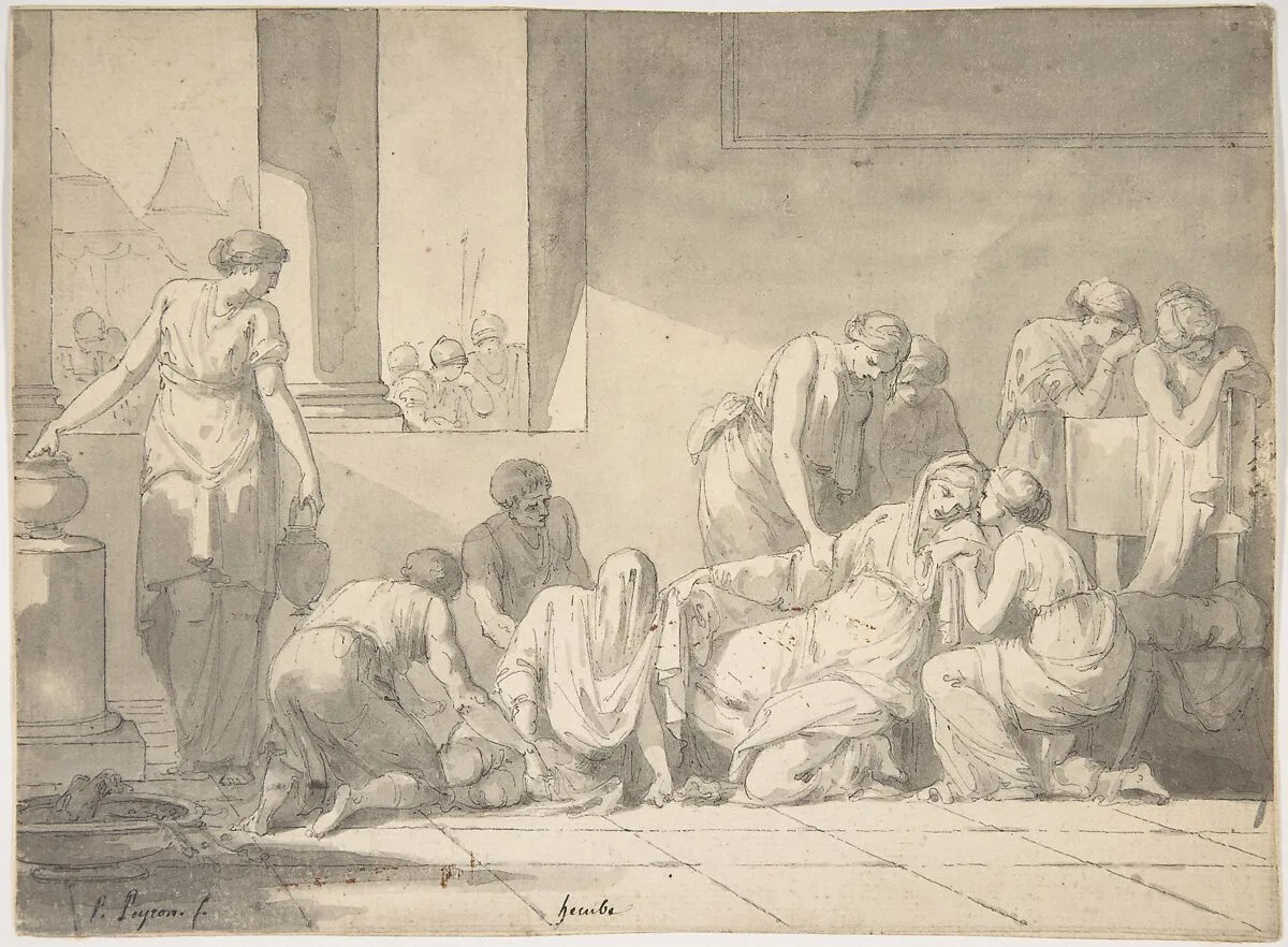 The Despair of Hecuba — Pierre Peyron