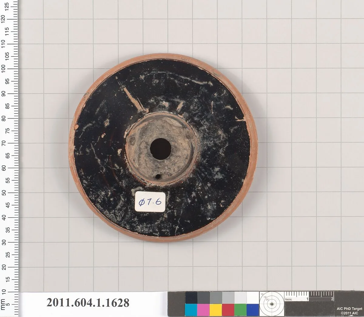 Terracotta fragment of a kylix (drinking cup) — Unknown