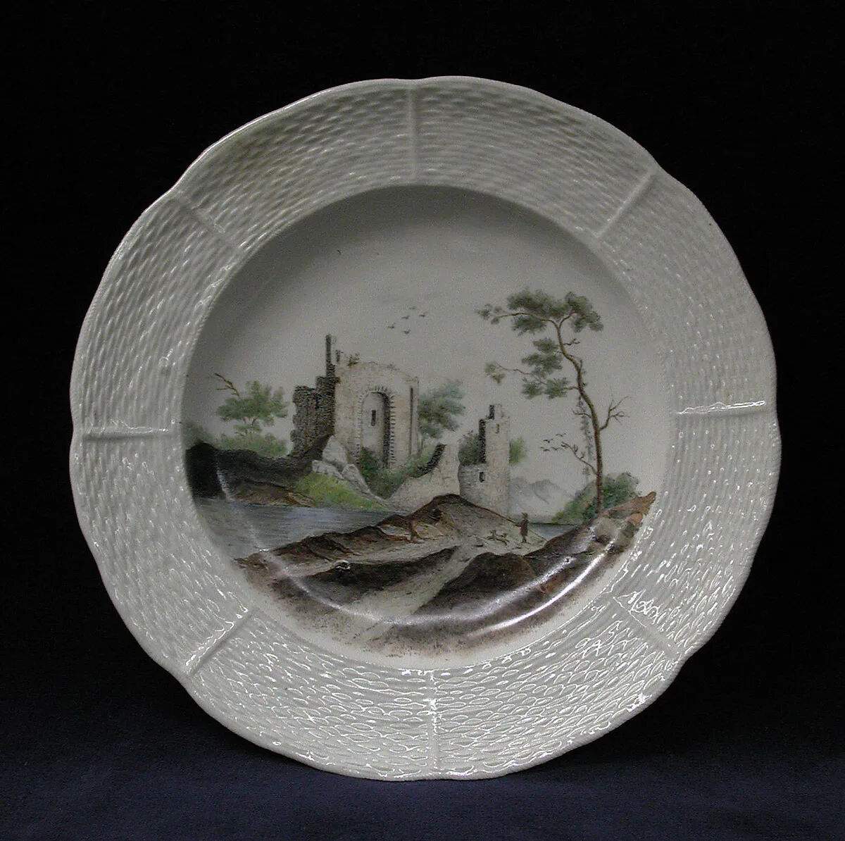 Plate — Zurich Pottery and Porcelain Factory|Salomon Gessner