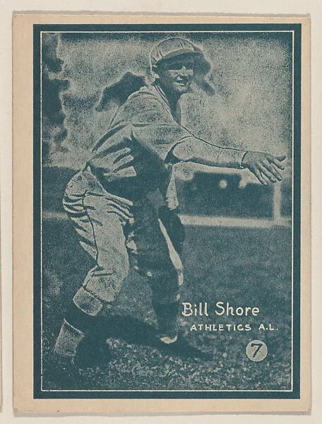 Bill Shore, Athletics A.L. from the Baseball trade card series (W517) — Unknown