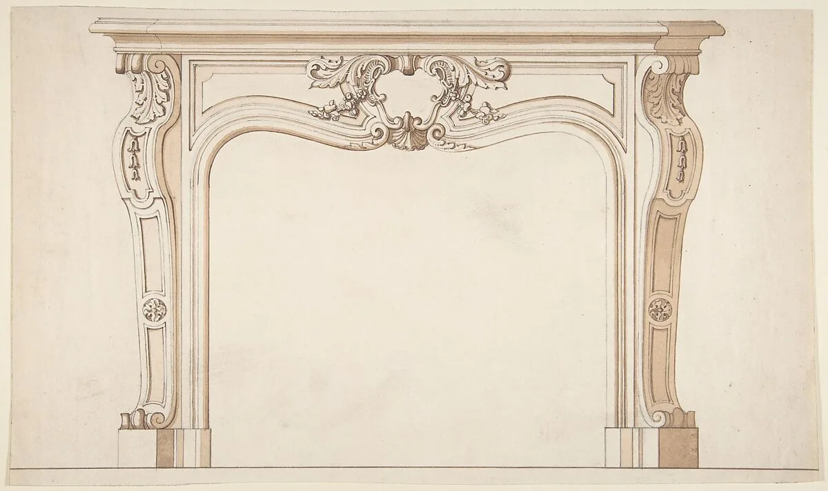 Drawing for a Chimney-piece — Delorme