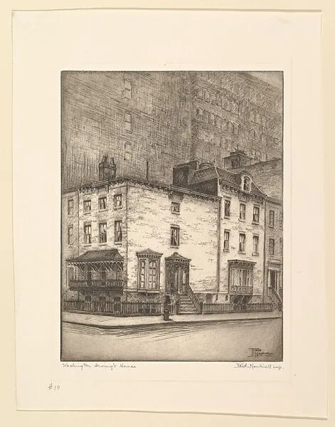 Washington Irving's House — Edith Nankivell|PWAP