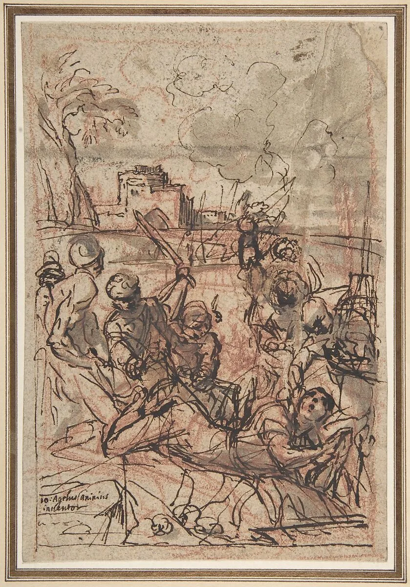 Scene of Martyrdom — Giovanni Angelo Canini