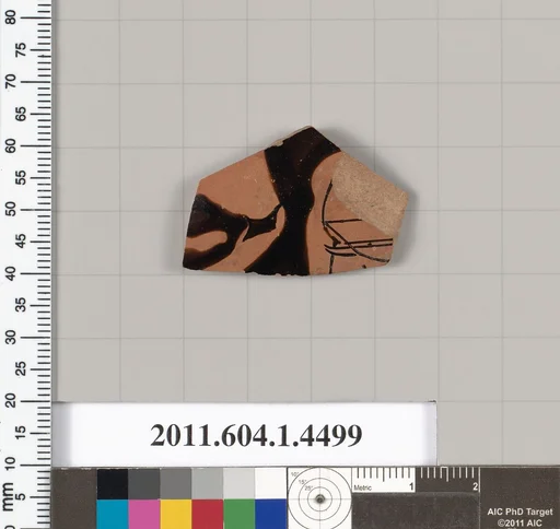 Terracotta fragment of a kylix (drinking cup)