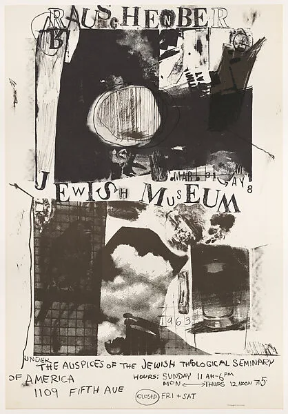 Jewish Museum Poster — Robert Rauschenberg|Universal Limited Art Editions