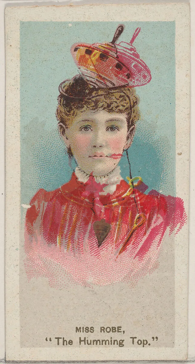Miss Robe as "The Humming Top," from the series Fancy Dress Ball Costumes (N73) for Duke brand cigarettes — W. Duke, Sons & Co.|Knapp & Company