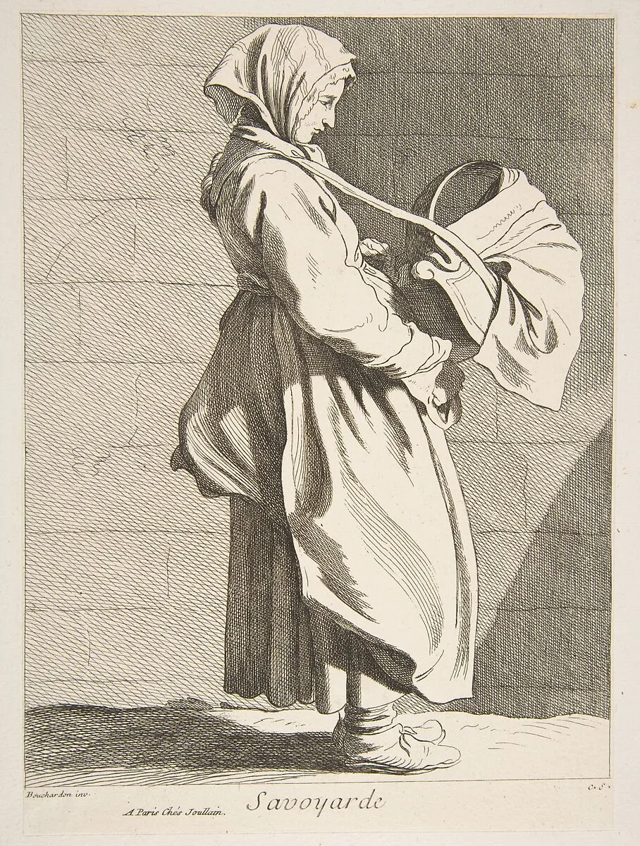 A Woman from Savoy — Anne Claude Philippe de Tubières, comte de Caylus|Edme Bouchardon