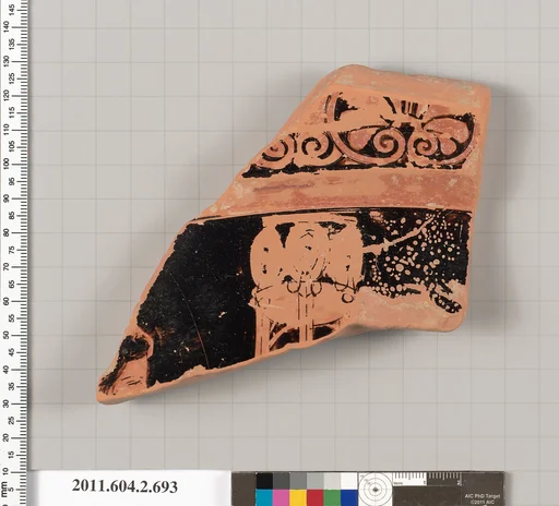 Terracotta fragment of a calyx-krater (bowl for mixing wine and water)