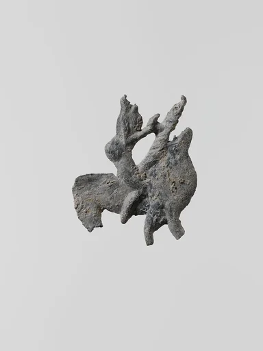 Lead figure of a horseman