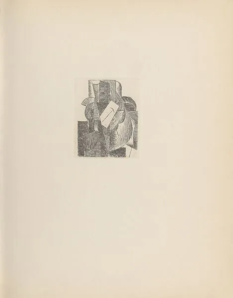 Man with a Hat from Du cubisme — Albert Gleizes|Jean Metzinger|Compagnie des Arts Graphiques|Marcel Duchamp|Marie Laurencin|Francis Picabia|Pablo Picasso|Jacques Villon
