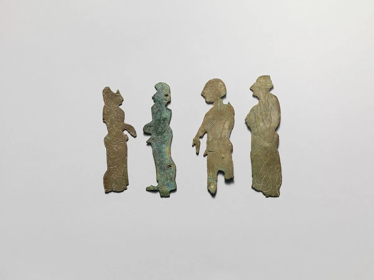 Bronze plaque of a woman — Unknown